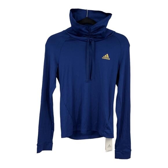 Adidas Sweatshirt Designed to Move Sport Warm High-Collar X-Small XS - Picture 1 of 5